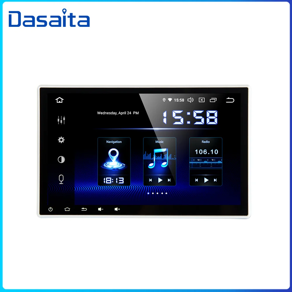 Standard version Dasaita 10," HD экран 2 Din автомагнитола Android 9,0 универсальный автомобильный стерео Мультимедиа для Nissan Bluetooth gps навигация 64G rom - Цвет: Standard version
