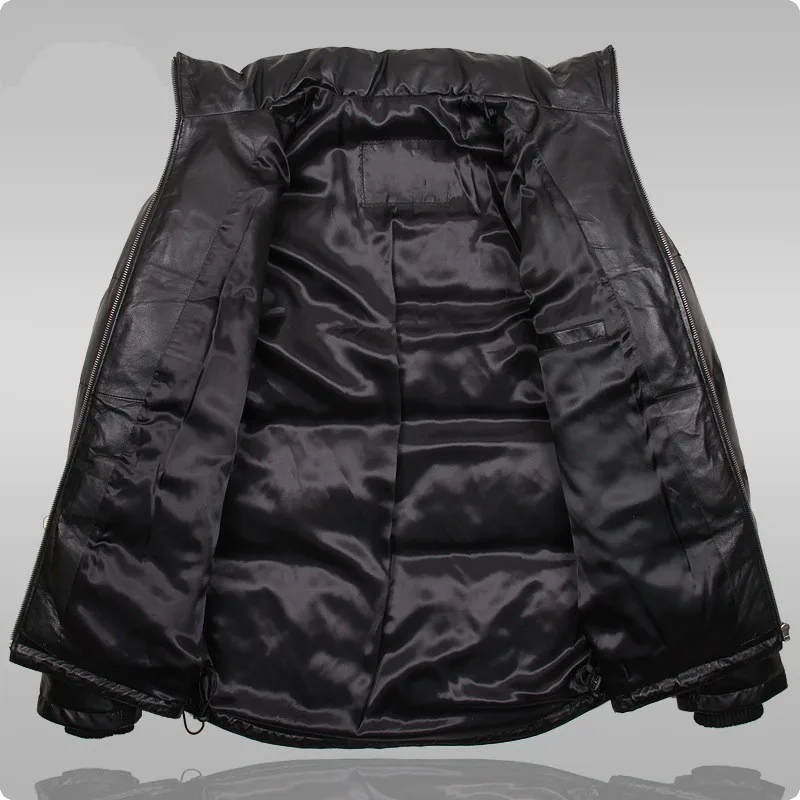 2020 Новое поступление куртка-пуховик из натуральной овечьей кожи