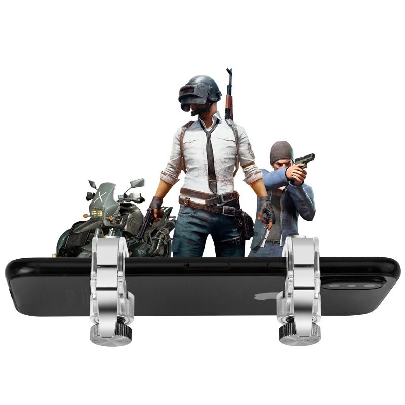 Металлический геймпад PUBG 2 шт. мобильный триггер для телефона кнопка запуска огня