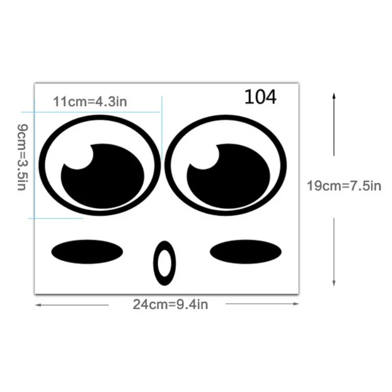 DIY компьютерные наклейки на стену новые съемные Мультяшные для лица туалета