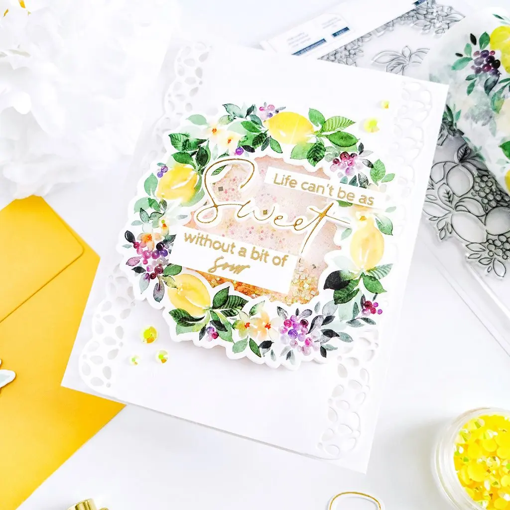 

Little Butterfly Lemon Cutting Dies And Stamps Scrapbook Diary Decoration Stencil Embossing Template DIY Make Albums Handmade