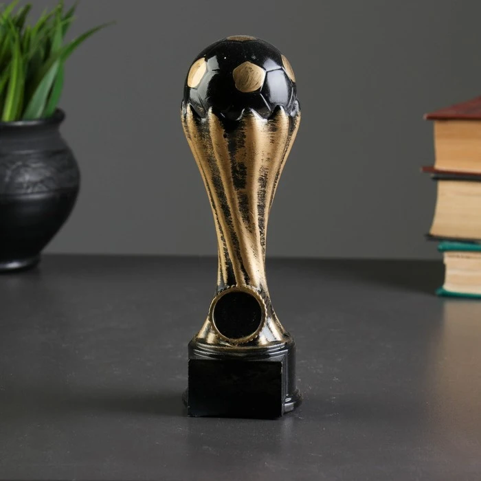 Кубок &quotФутбол&quot бронза 8х7х19см 4325848 | Спорт и развлечения