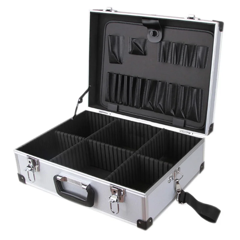 Aluminium Lockable Electrician Flight Case Tool Box Storage Toolbox Carry | Инструменты