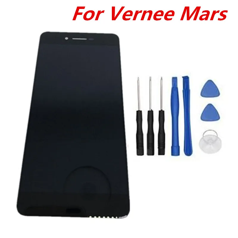 Для Vernee Mars 5,5 дюймов ЖК-дисплей+ кодирующий преобразователь сенсорного экрана в сборе Сменное стекло для Vernee mars