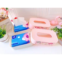 cartoon tissue box home tissue container towel napkin tissue holder case for office home decoration can be raised and lowered