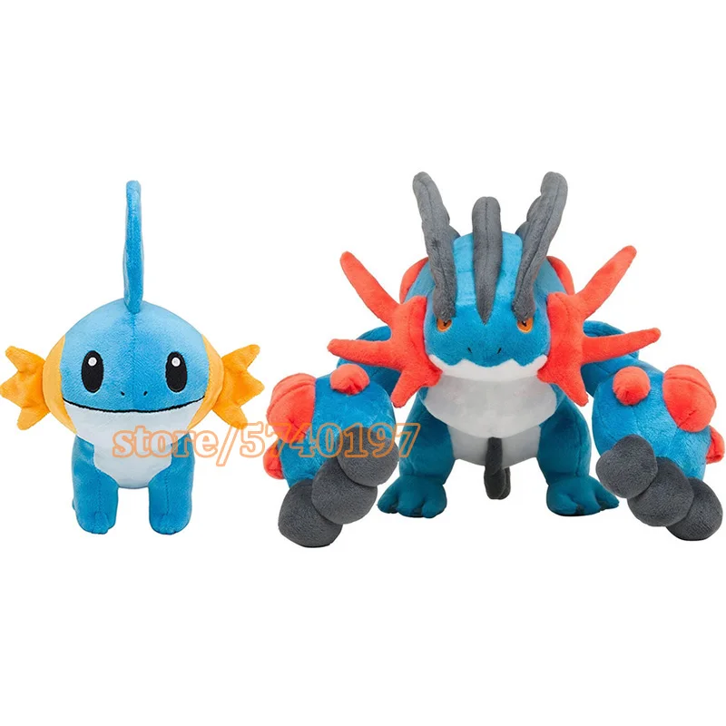 Аниме Покемоны плюшевые игрушки 30 см Mudkip Swampert мягкие куклы - Цена: 1056.83