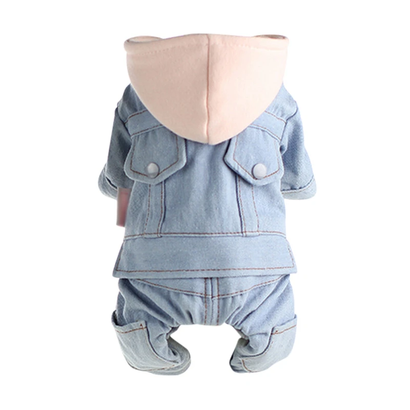 Pet утолщение 4 брюки с широкими штанинами теплая джинсовая куртка зима холодная