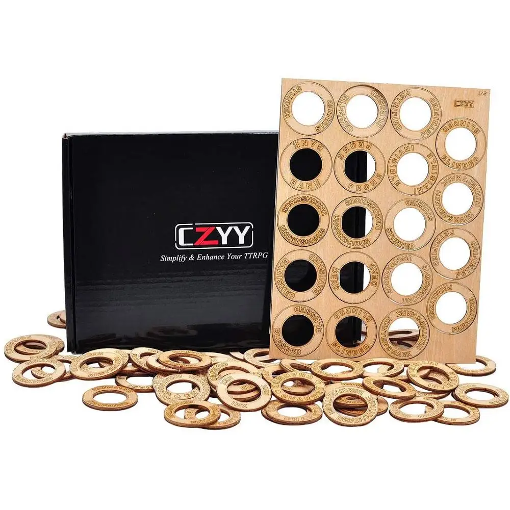 Кольца D &amp 106 шт. деревянные маркеры с эффектом состояния в 29 - Цена: 939.12