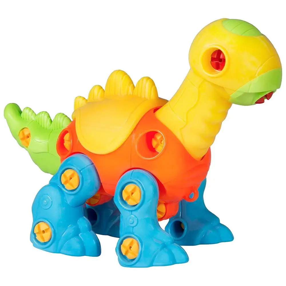 Brachiosaurus Разделите игрушки для детей, DIY разборка сборочные игрушки для детей кошка собака и динозавр конструктор для детей развивающие игрушки - Цвет: Brachiosaurus