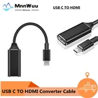 Адаптер USB C к HDMI 4K 30 Гц, кабель Type C HDMI для Huawei Mate P20, ProMacBook Samsung Galaxy S10, адаптер HDMI