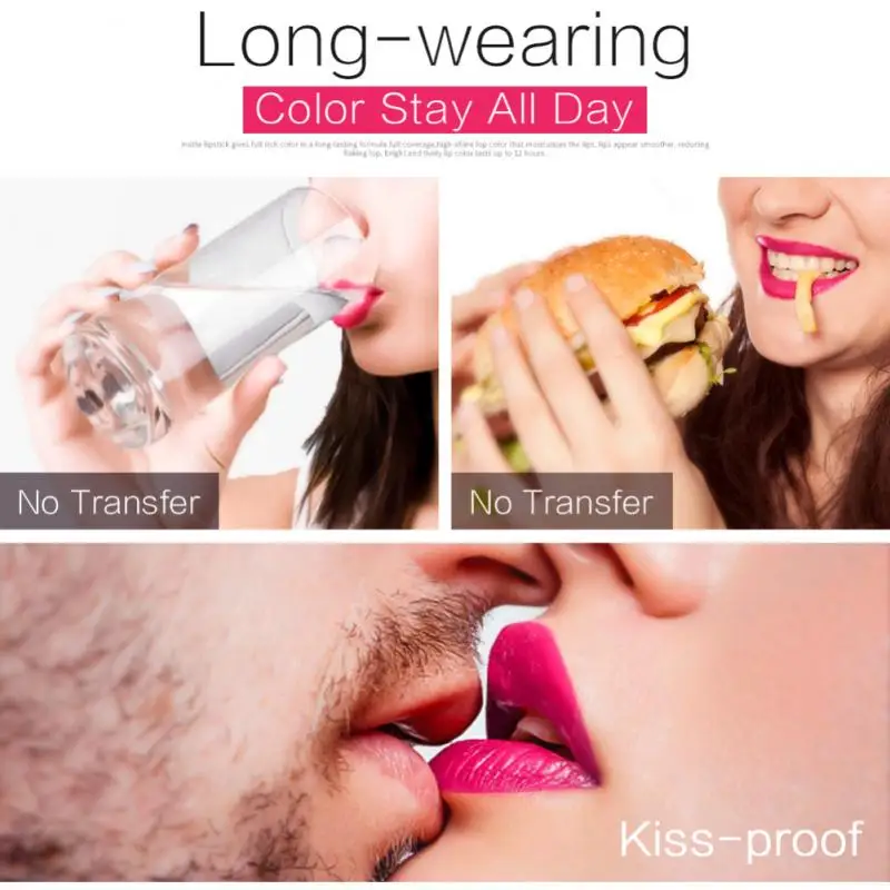 Водостойкий матовый нюдовый пигмент для губ 19 цветов темный стойкий блеск