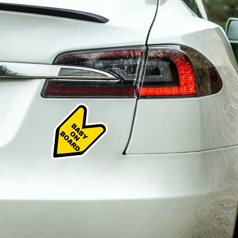 ПредупреПредупреждение ющая Автомобильная наклейка Aliauto милый ребенок на борту