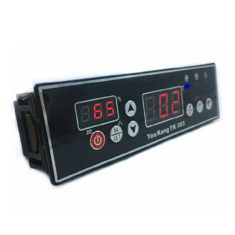 

YK-303 Digital Temperature and Humidity Controller 220V LCD Embedded Thermostat