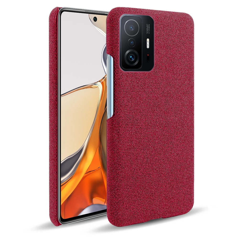 cloth leather case for xiaomi poco x3 gt nfc pro f3 m3 11t pro mix 4 mi 11 ultra lite 5g slim retro cloth hard soft phone cover free global shipping