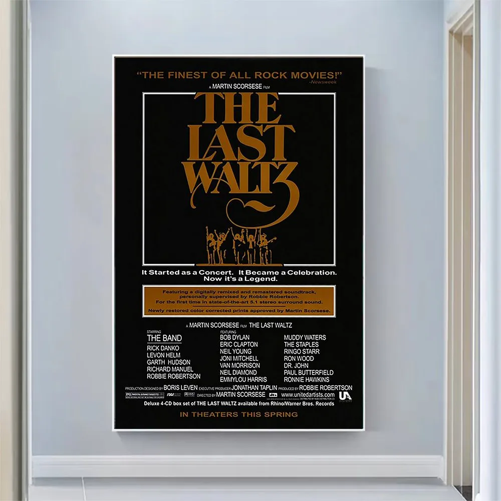 

Классический популярный постер CP1687 «The Last Waltz» из шелковой ткани с изображением фильма, настенный художественный декоративный подарок
