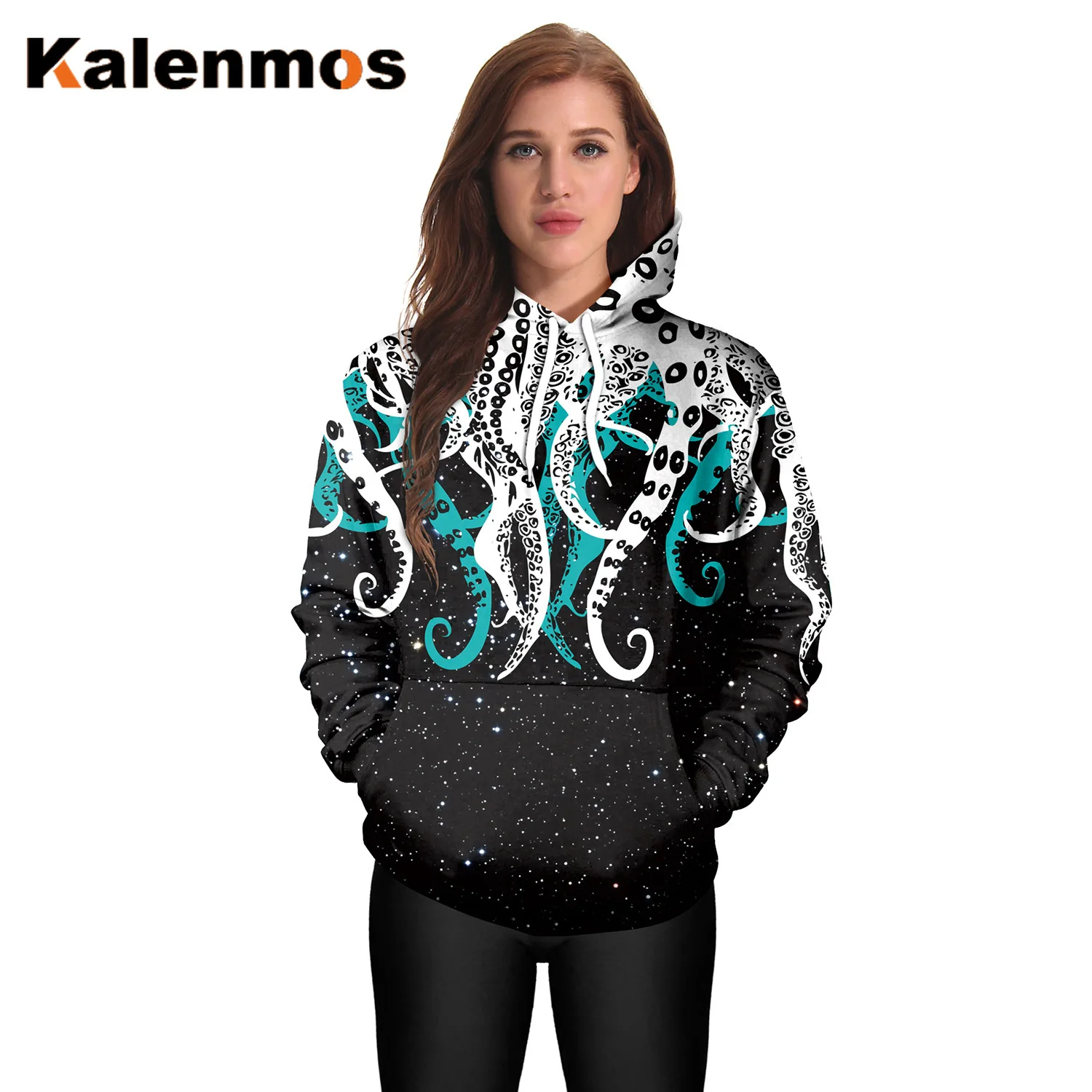 Рождественская Женская толстовка размера плюс рождественские Топы с длинным