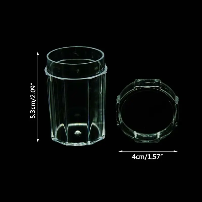 

Clear Coin Tube Holder Storage Collection Case Protector with 10 Pcs Direct Fit Airtight Coin Capsules Box for 30mm Half Dollar