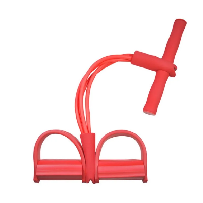 

JOYLIVE Fitness Gum 4 Tube Resistance Bands Latex Pedal Exerciser Sit-up Pull Rope Expander Elastic Bands Yoga Equipment