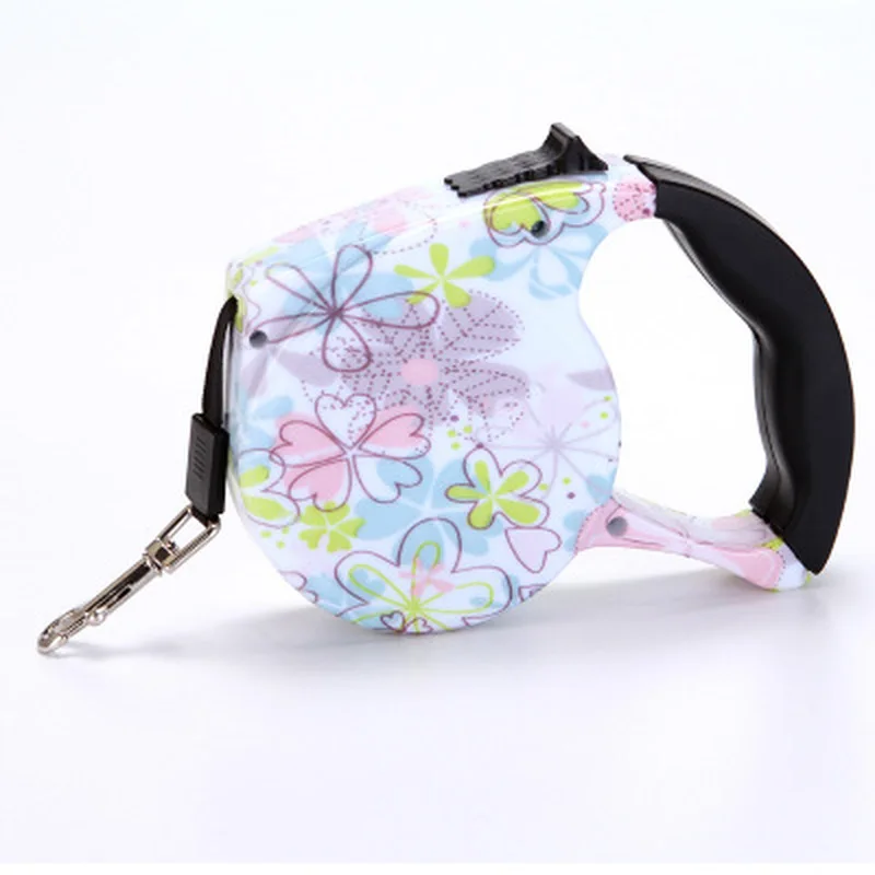 

5M Colorful Retractable Dog Leash Extending Puppy Walking Leads Pet Dog Running Leashes Hands Freely Great For Walking Dog
