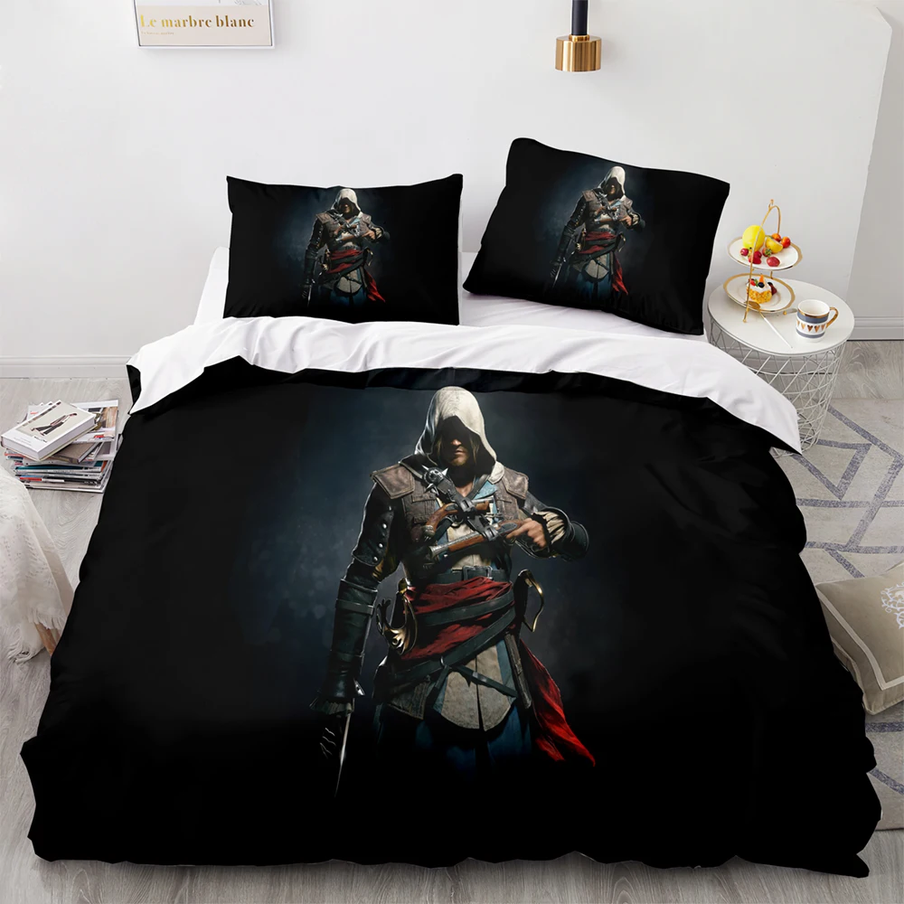 Комплект постельного белья Assassins Creed для односпальной и двухспальной кровати