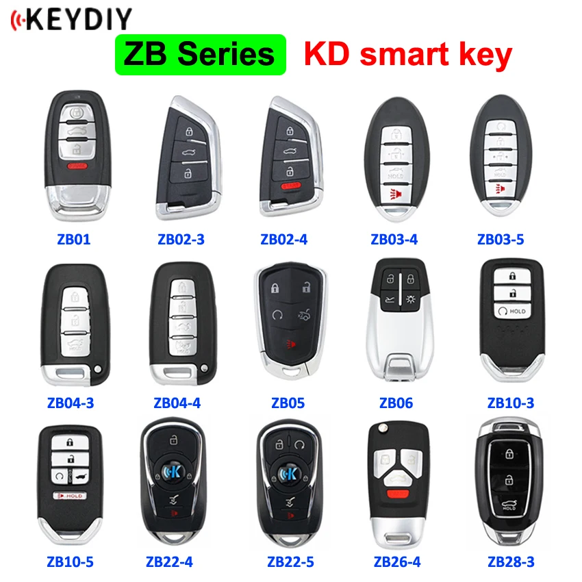 ZB01 ZB02 3 4 ZB03 5 ZB04 ZB05 ZB06 ZB10 ZB22 ZB28 KEYDIY смарт пульт дистанционного управления для KD X2