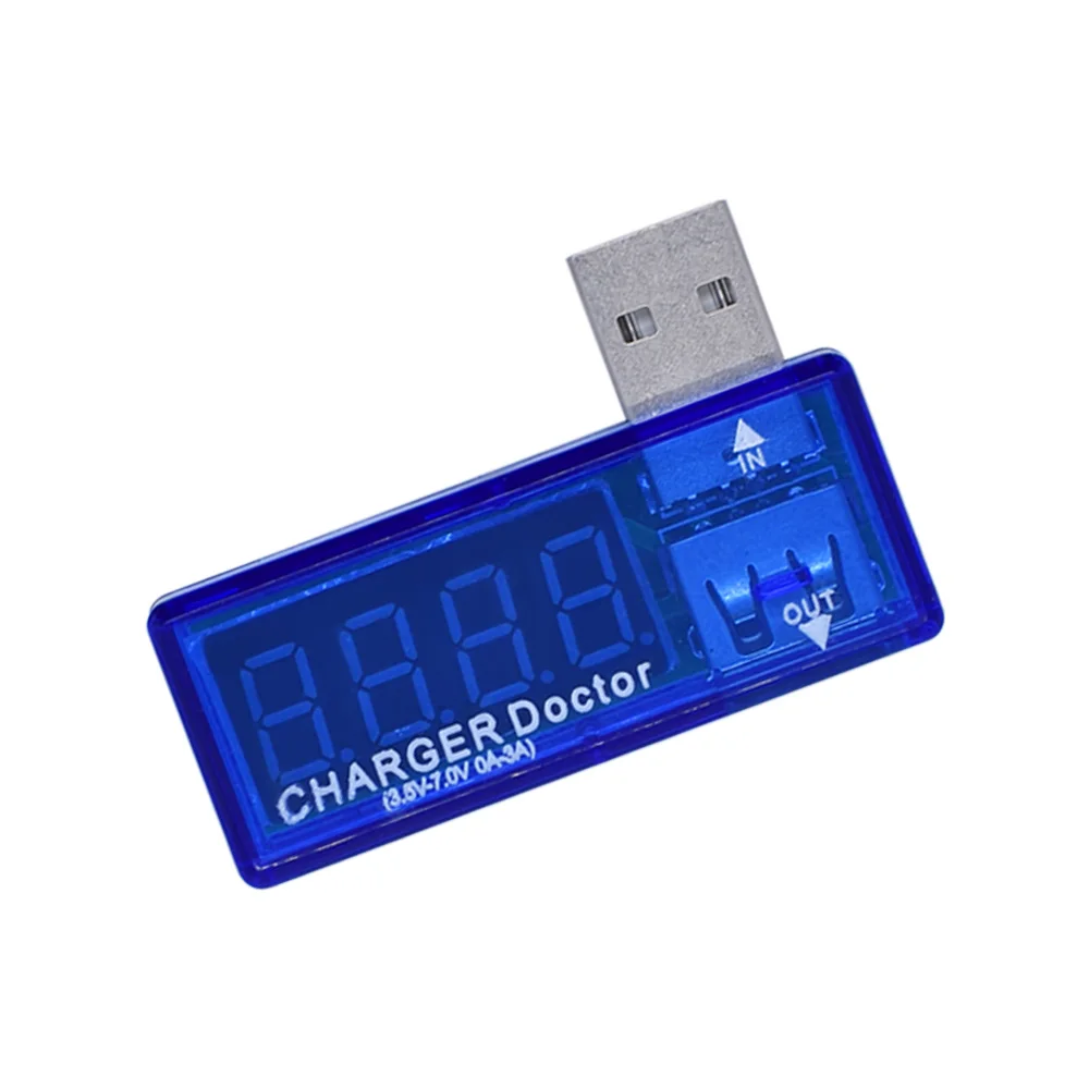 Цифровой USB-тестер напряжения для мобильных телефонов мини USB-зарядное