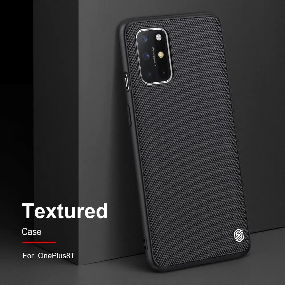 

Чехол NILLKIN для Oneplus 8T, Текстурированный чехол из нейлона, задняя крышка для oneplus 8T, сумки для телефонов, прочный нескользящий чехол для oneplus 8t
