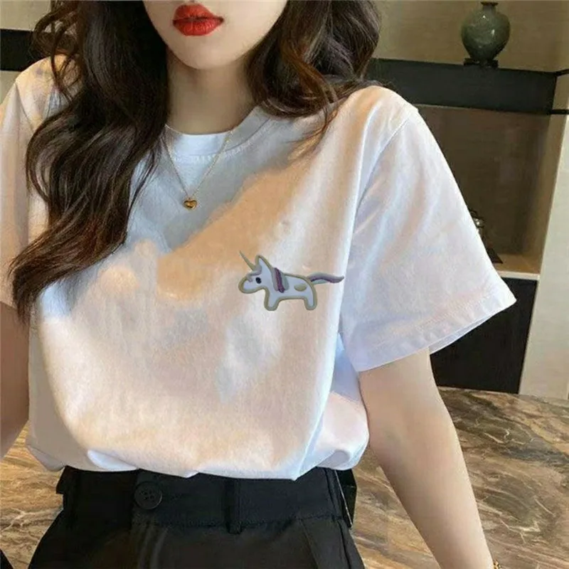 

New Japan Q Version Girl Graphic T-shirt Fashion Women T-shirt Casual Short Sleeve Top Harajuku White T-shirt Kawaii Girl T-shir