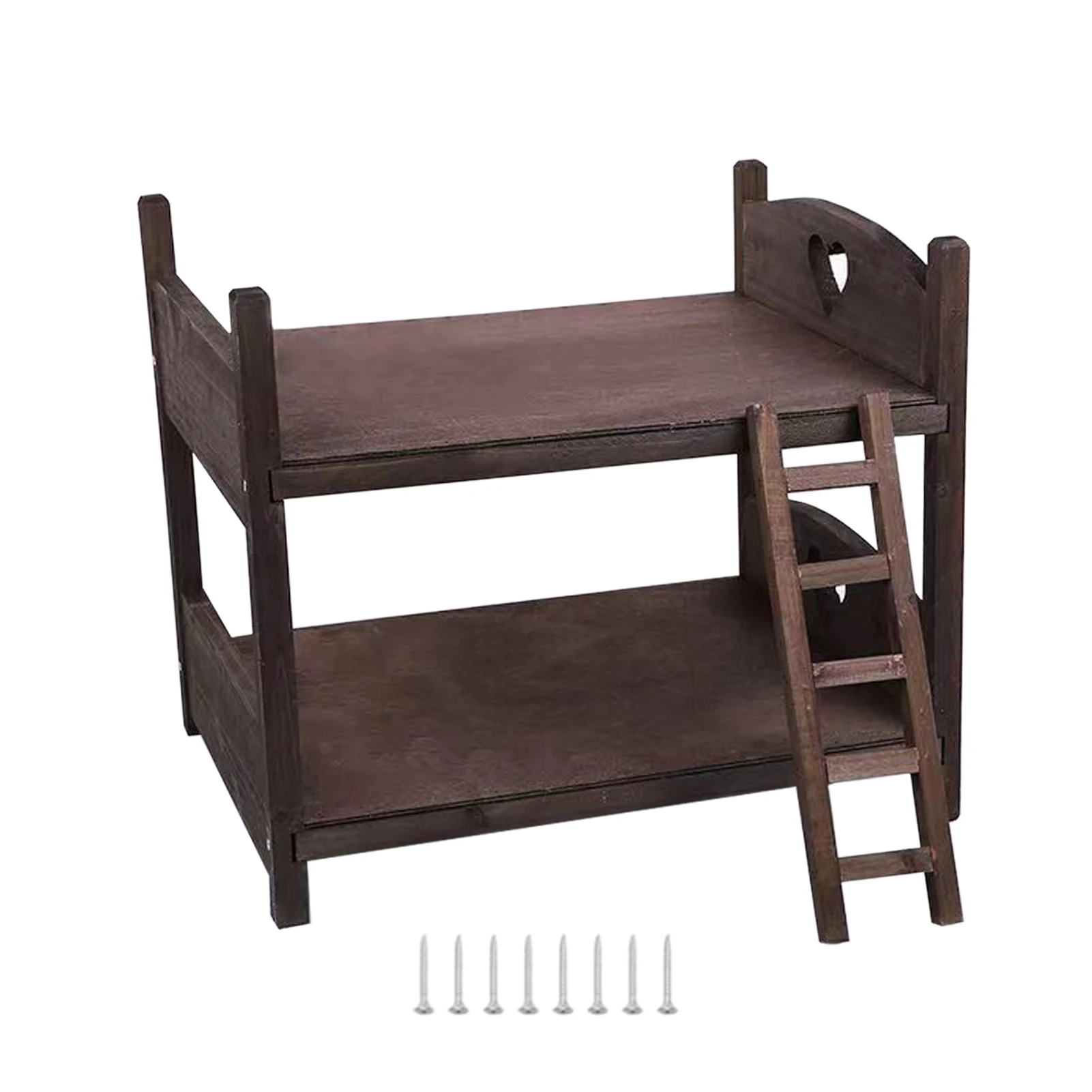 

2 Layer With Screws Small Portable Wooden Cot Gift Baby Photography Bed Posing Prop Vintage Shooting Newborn Photo Studio Cute