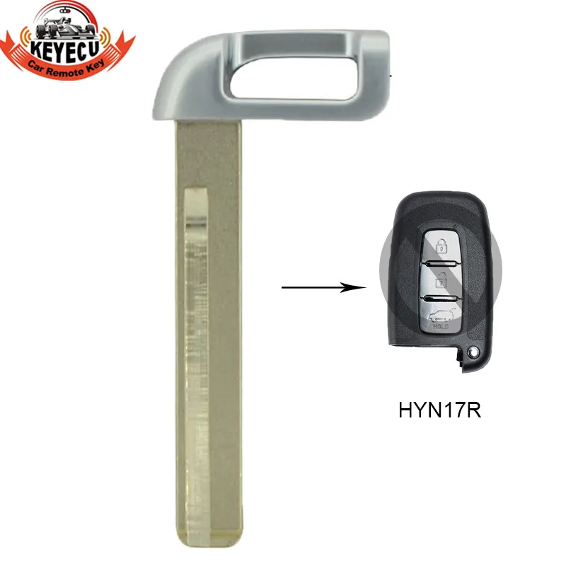 

KEYECU 10PCS Smart Remote Key Blade Fob for Hyundai Kia