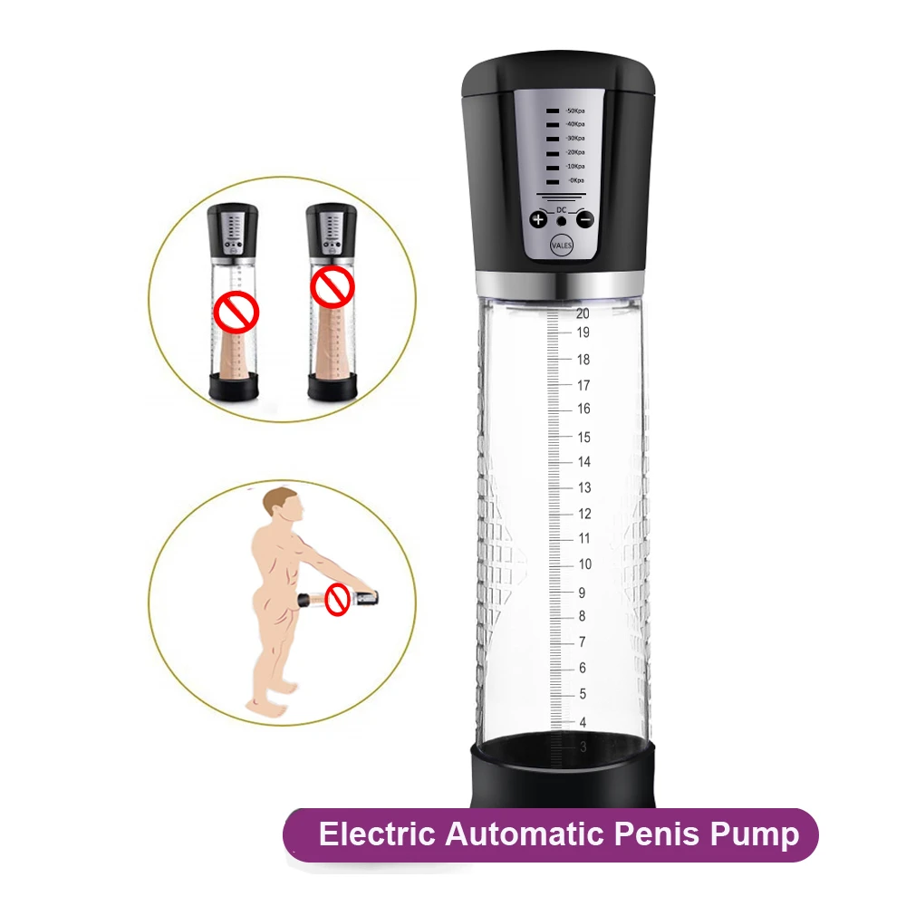 Электрический насос для пениса USB Перезаряжаемый мастурбатор автоматическое