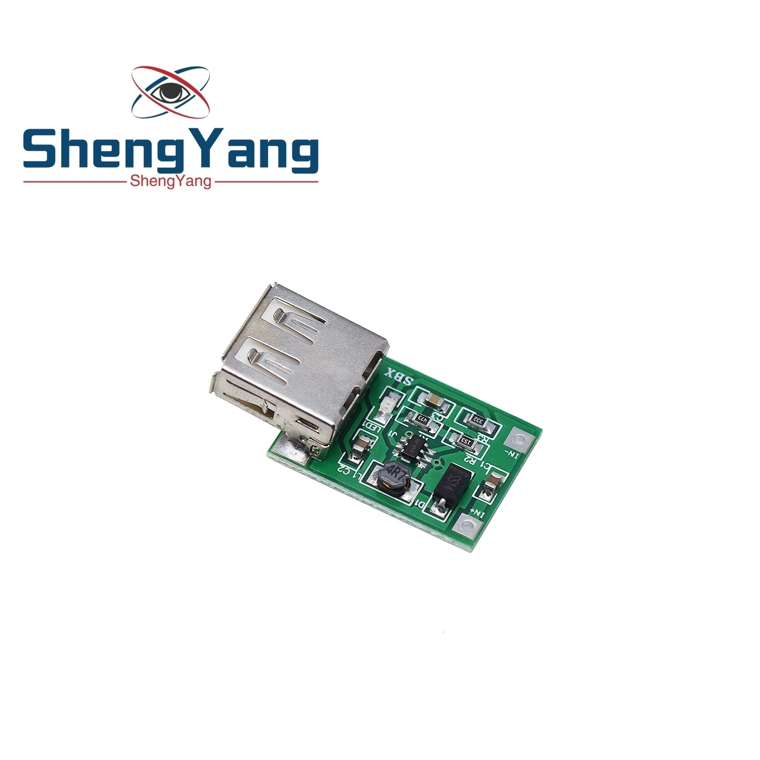 Шэньян DC-DC USB Выход зарядное устройство шаг вверх Мощность Boost модуль 0,9 V~ 5V 5V 600MA USB мобильного Мощность Boost плата синего цвета