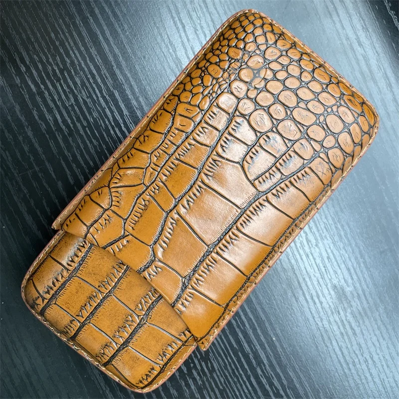 Новый COHIBA коровья кожа 3 сигары дорожная сумка для переноски Чехол с рисунком