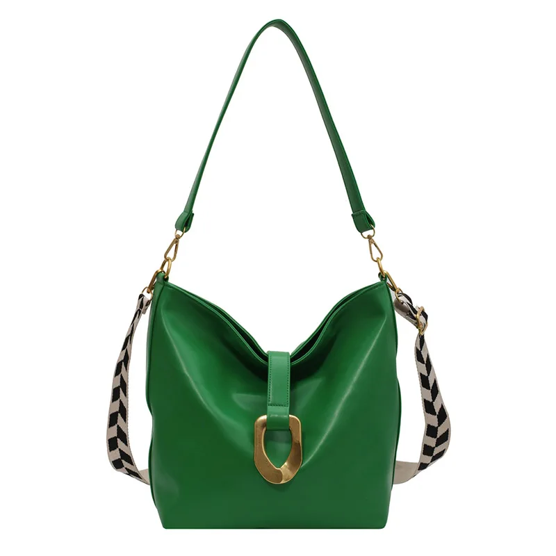 

Simple Solid Color Handbags for Women 2021 Brand Designer Quality PU Leather Shoulder Bag Large Capacity Crossbody Bags Female