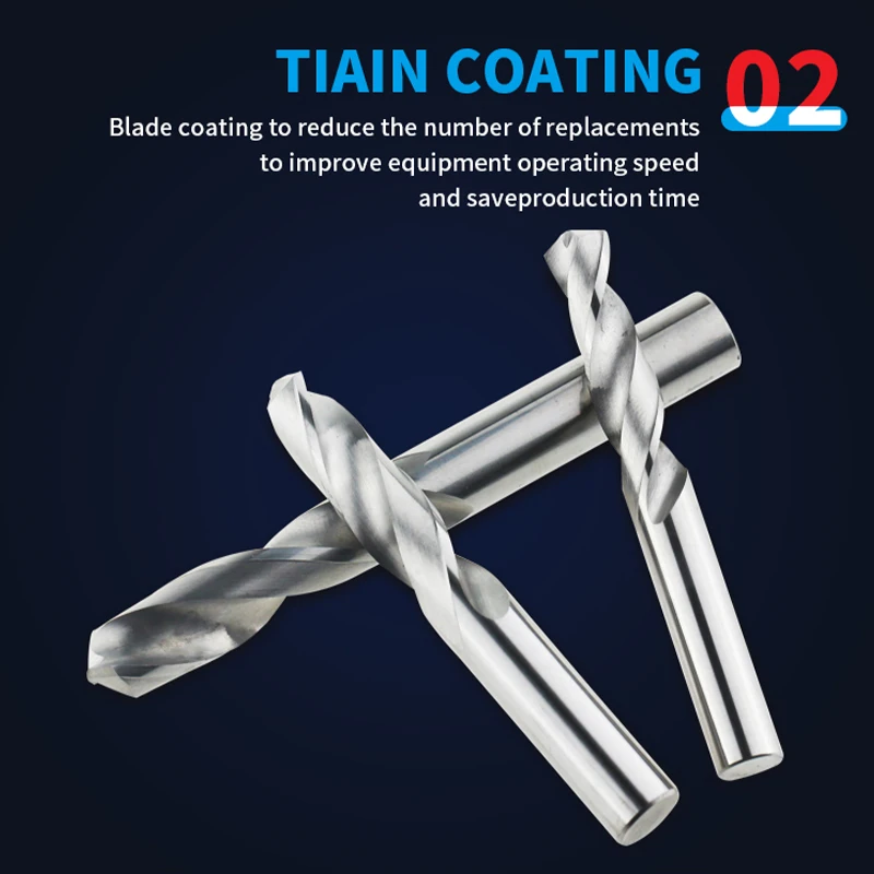 Твердосплавные спиральные сверла для сверления металла с ЧПУ твердосплавное