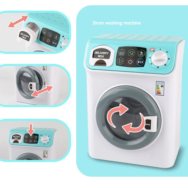 household appliances pretend play kitchen children toys coffee machine toaster blender vacuum cleaner cooker toys gift hc0225 free global shipping