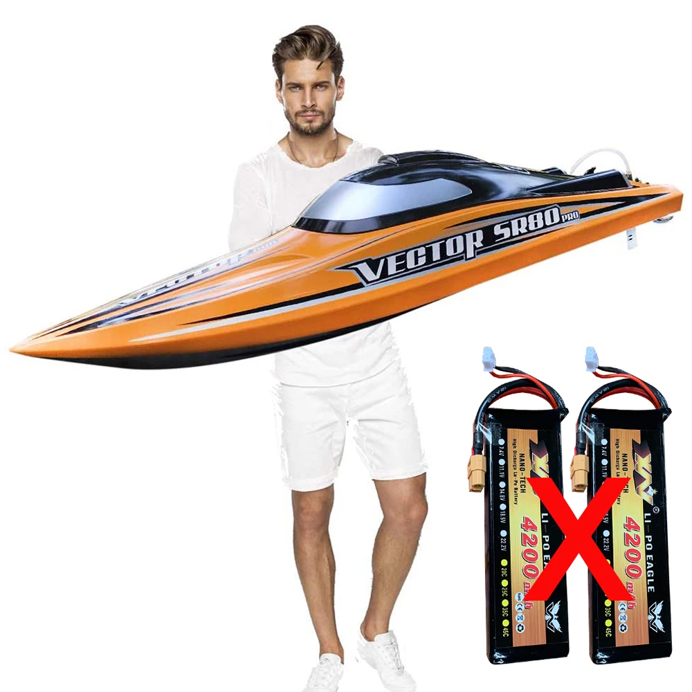 

(ARTR) S3 Pro. 31.5" Large Remote Control Speed Boat for Adults F3 Brushless Motor 80km/h+,No battery & No Charger