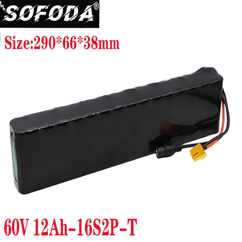 60V 16S2P 12Ah 18650 литий ионный аккумулятор 67 2 V 10000mAh Ebike Электрический велосипед Скутер