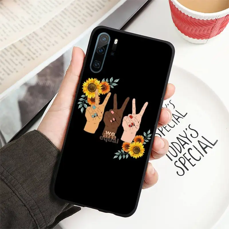 

Black Lives Matter BLM Phone Case For Huawei honor Mate P 9 10 20 30 40 Pro 10i 7 8 a x Lite nova 5t