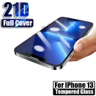 Закаленное стекло 21D для IPhone 13 12 11 X XS XR SE2020 8 7 6S, Защитная пленка для экрана 13Pro 12Pro 11 Pro Max Plus 13Mini 12Mini IPhone13