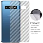 3D защитная пленка из углеродного волокна на заднюю панель для Samsung Galaxy S10 S9 S8 A8 Plus S10E A7 2018 Note 9 8 Note9