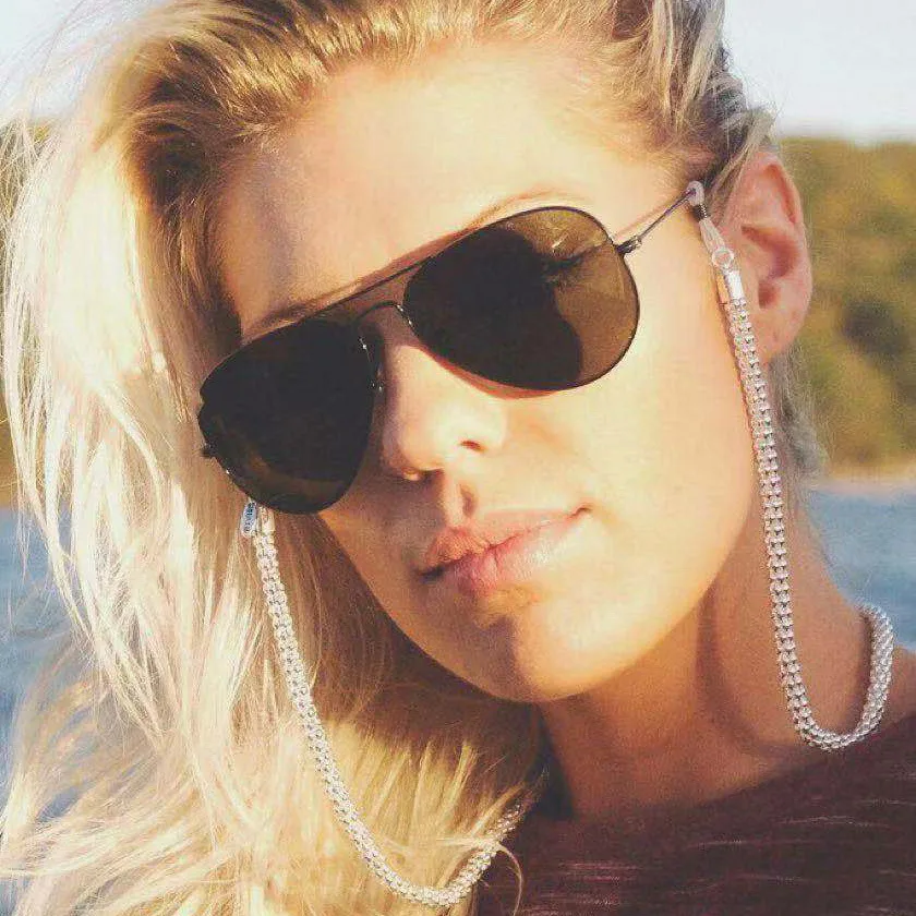 70 см цепочка для очков в форме сердца с бусинами шнур женские аксессуары шикарный