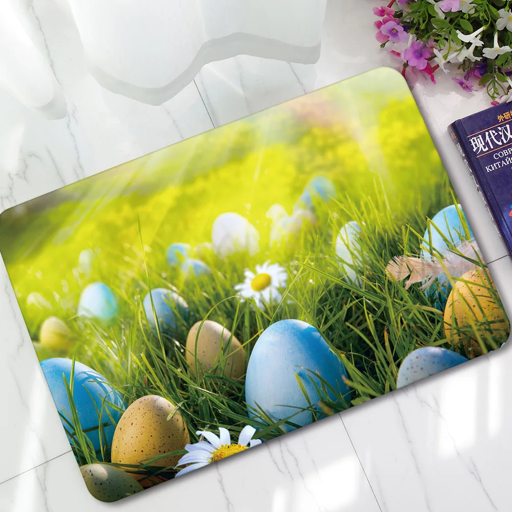 Абстрактная живопись дерево резиновые коврики на пол для входной двери