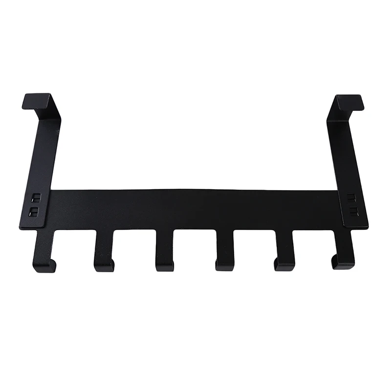 

Over The Door 6 Hooks Home Bathroom Organizer Rack Clothes Coat Hat Towel Hanger Kitchen Door Bathroom Wall Towl Hat Accessories