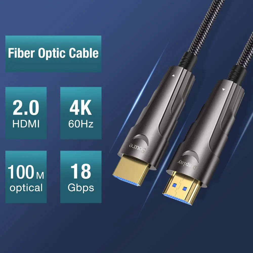 

Кабель HDMI версии 2,0, 4k, линейный монитор высокой четкости, компьютерный кабель для телевизора, оптический кабель HDMI