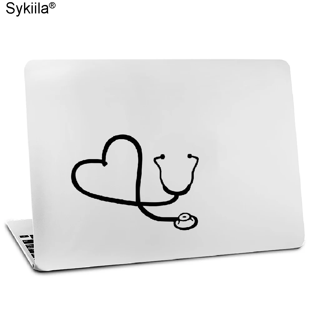 Виниловая наклейка Sykiila для ноутбука Macbook Air 11 13 Pro13 15 Retina 12 черная светящаяся