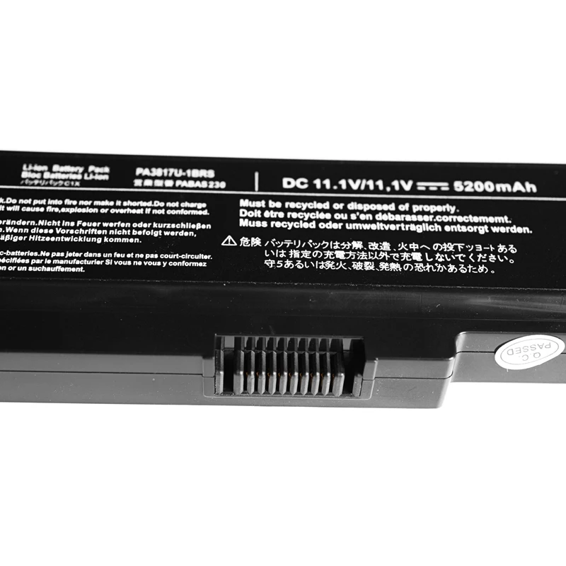 Аккумулятор для ноутбука TOSHIBA Satellite L645 L655 L700 L730 L735 L740 L745 L750 L755 PA3817 PA3817U 3817 6 ячеек 10 8