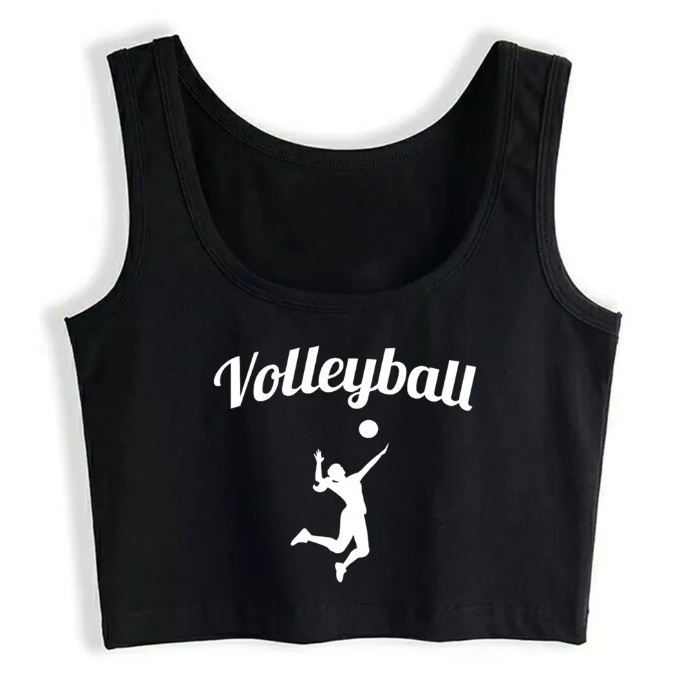 

Crop Top Women Volleyball Harajuku Tank Top Women Cotton Women Clothes