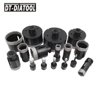 1pc vacuum brazed diamond dry drill core bits 58 11 thread drilling bits hole saw dia 6mm to 102mm for tile marble granite