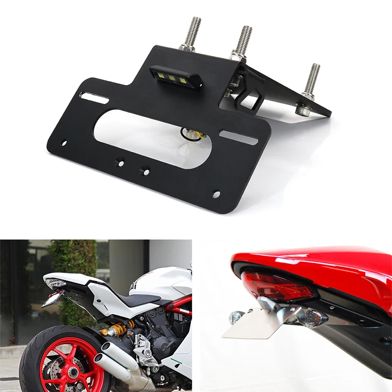 Подходящий для держателя номерного знака Ducati Monster 821 2018-2021 кронштейн заднего